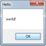hello world gui